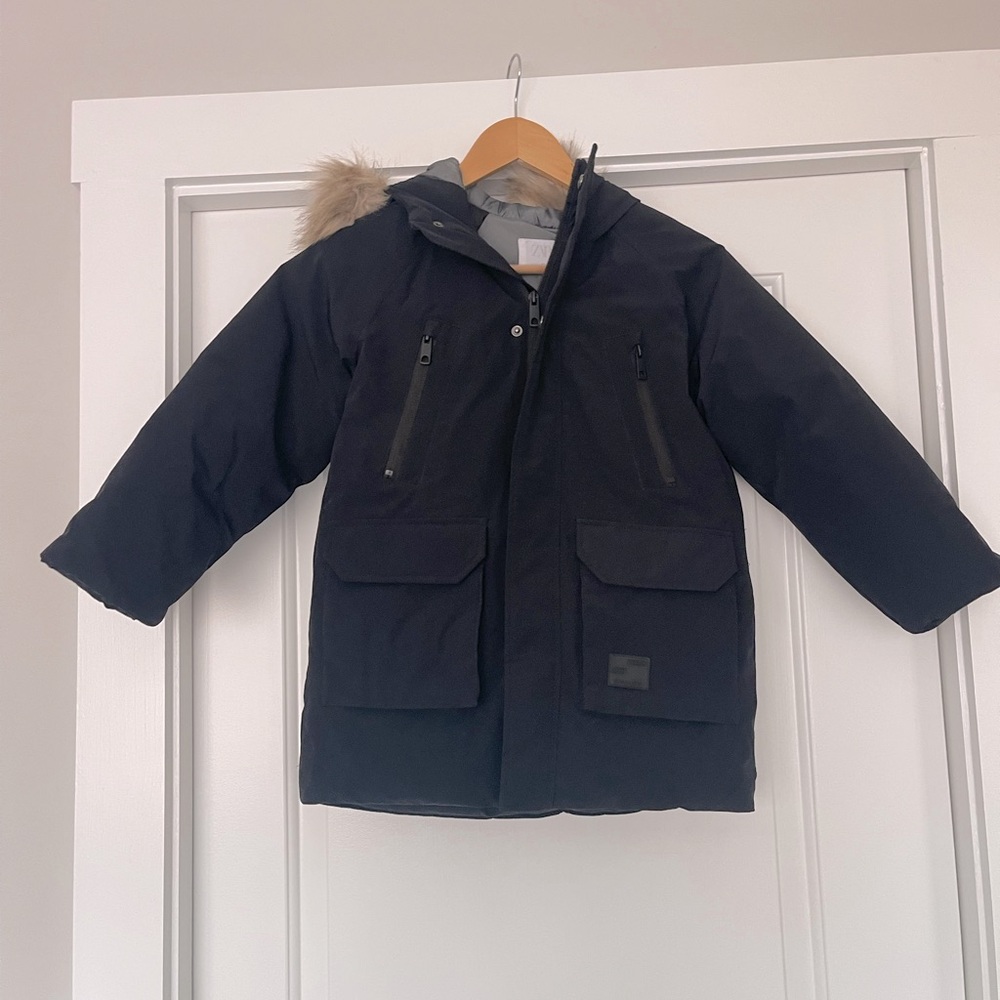 Zara boys winter jacket in perfect condition size 7
